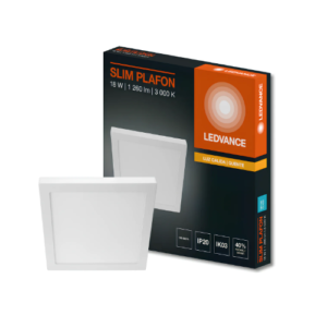 Painel LED Sobrepor 18W Quadrado 22cm - Ledvance