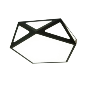 Plafon Pentagonal Preto LED 25W - Altaluce