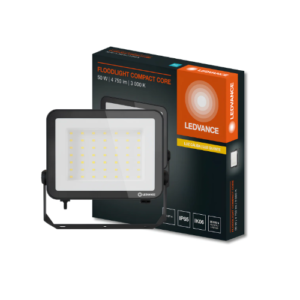 Projetor LED Compact Preto 50W - 3 Cores 90º IP65 Bivolt - Ledvance