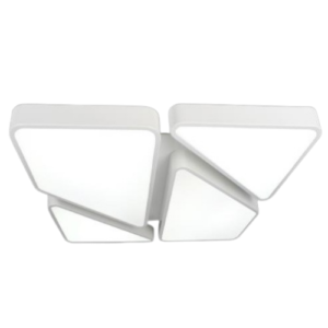 Plafon Revis Colmeia Metal Branco 45W – Altaluce