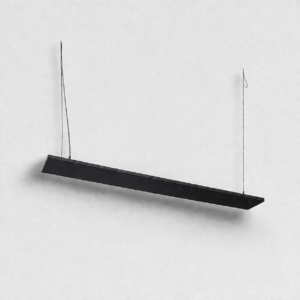 Pendente Decorativo Led 48W Alumínio Preto - Homogênea